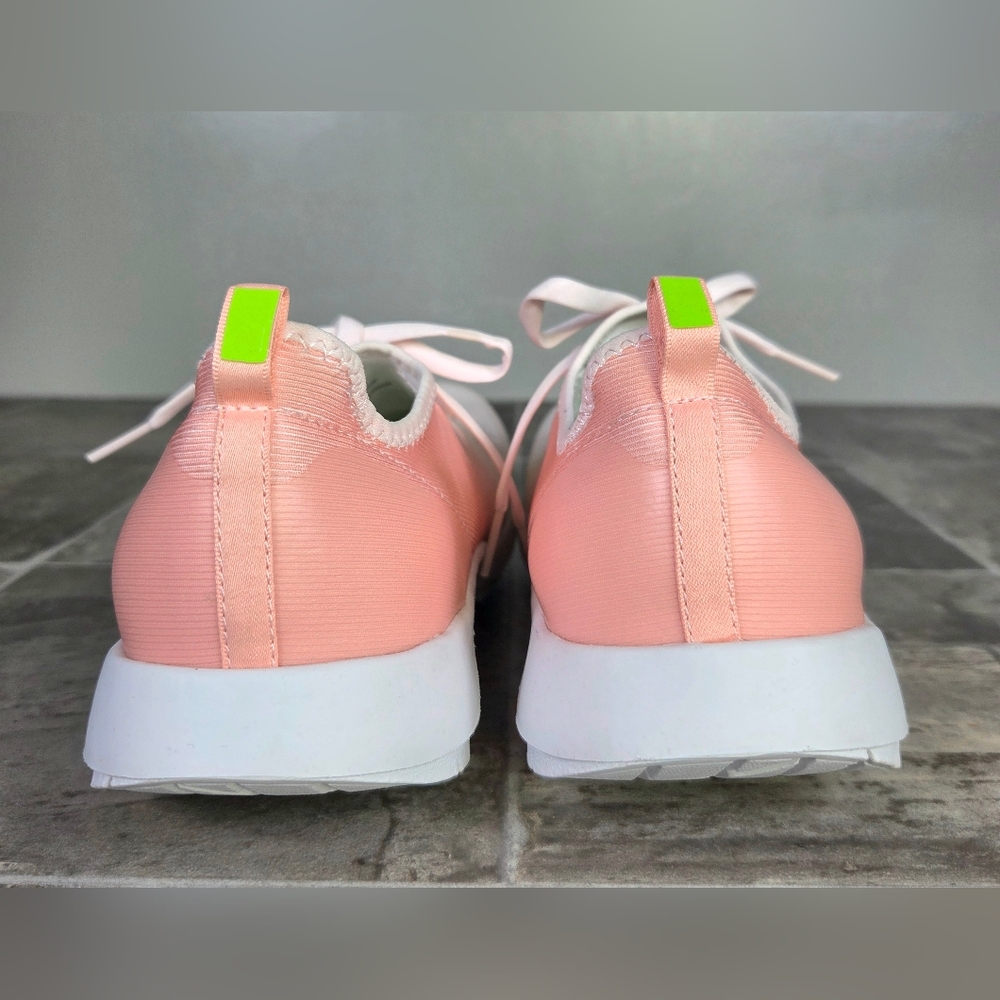 OOFOS Women's Sneakers Pink Gradient White Sole - Picture 9 of 14